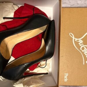 Christian Louboutin Black Patent Leather Heels
